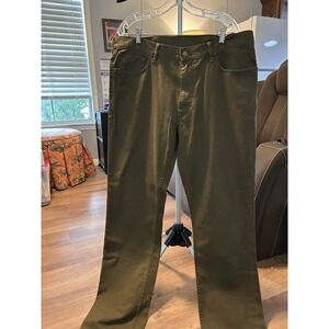 polo‎ ralph Lauren men's Army Green Jeans 100 % Cotton Size 38/34